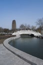 Small wild goose pagoda