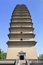 Small Wild Goose Pagoda, one of two significant pagodas in Xi`an, China