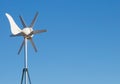 Small wind powered electric generator Royalty Free Stock Photo