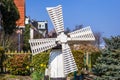 Small Windmill in Holland Royalty Free Stock Photo