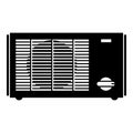 Small window air conditioner icon, simple style Royalty Free Stock Photo