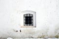 Small Window In The Wall Of Old Prison Royalty Free Stock Photo