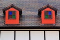 Small Windows on The Roof Royalty Free Stock Photo