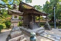 A small wood shrine in the Dazaifu Tenmangu