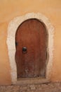 Small Wooden Doors, Arkadi monastery, Crete Royalty Free Stock Photo