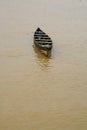 A small wooden boat Royalty Free Stock Photo