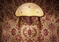 Small Wooden Chair On Carpet Royalty Free Stock Photo