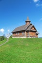 Small wooden church Royalty Free Stock Photo