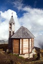 Chapel on the Col di Lana, Alps Dolomites mountains Royalty Free Stock Photo