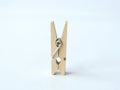 small wooden clip or wooden clothespins