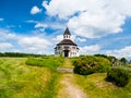 Small wooden evangelical chapel in Korenov