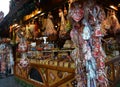 Small wooden house with Christmas sweets, Coburg, Germany Royalty Free Stock Photo