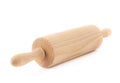 Small wooden rolling pin isolated Royalty Free Stock Photo