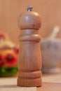 small wooden salt and pepper shaker, cute minimalistic kitchen accesory