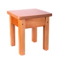 Small wooden stool Royalty Free Stock Photo