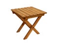 Small Wooden Stool Royalty Free Stock Photo