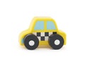 Small wooden taxi car Royalty Free Stock Photo
