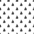 Small yacht pattern, simple style