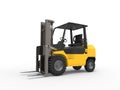 Small yellow forklift truck Royalty Free Stock Photo