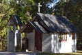 The Smallest Church in America Memory Park Christ Chapel in Townsend, Georgia