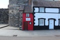 The smallest house in Conwy Wales Royalty Free Stock Photo