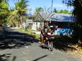 Tuvalu, Funafuti Atoll, street scenes from Vaiaku