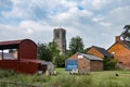 Smallholding adjacent to St Chads church in Hanmer, Wales on July 10, 2021