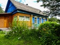 Smallholding in a private house (Kaluga region, Russia). Royalty Free Stock Photo