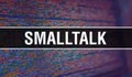 Smalltalk with Binary code digital technology background. Abstract background with program code and Smalltalk. Programming and Royalty Free Stock Photo