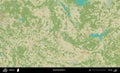 Smarhon District, Belarus. Topographic Humanitarian Royalty Free Stock Photo
