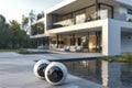 Smart alarm panels enhance camera operations in homes, integrating system monitoring for higher security and control.