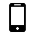 Smart /apple phone icon black