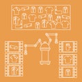 Smart automatic robotic sorting of clothes.