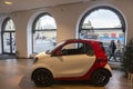 Smart Automobile salon at Odeon square in Munich