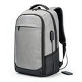 Smart backpack with USB charging and mobile features Royalty Free Stock Photo