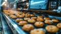 smart bakery technologies, automated bakery uses digital control panel to monitor temperature and baking settings for Royalty Free Stock Photo