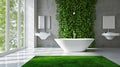 Smart Bathroom Design Royalty Free Stock Photo