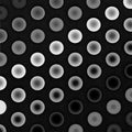 A design of various monochrome dots.