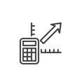 Smart Budgeting line icon