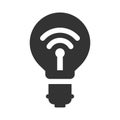 Smart bulb icon