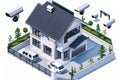 Smart camera systems safeguard properties with video capture technology, integrating defense measures through broadband connection
