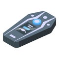 Smart car key future icon, isometric style Royalty Free Stock Photo