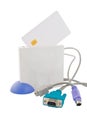 Smart card and equipment Royalty Free Stock Photo