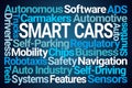 Smart Cars Word Cloud Royalty Free Stock Photo