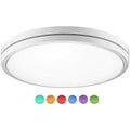 Smart ceiling light with tunable white and RGB options Royalty Free Stock Photo