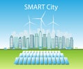 Smart cities consume alternative natural energy sources