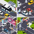 Smart City Concept Icons Set Royalty Free Stock Photo