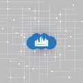 Smart City Design Concept with Cloud and Network Mesh