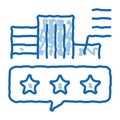 smart city review doodle icon hand drawn illustration Royalty Free Stock Photo