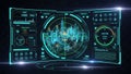 Smart City Surveillance HUD Advanced Urban Data Interface Futuristic Technology Concept Royalty Free Stock Photo